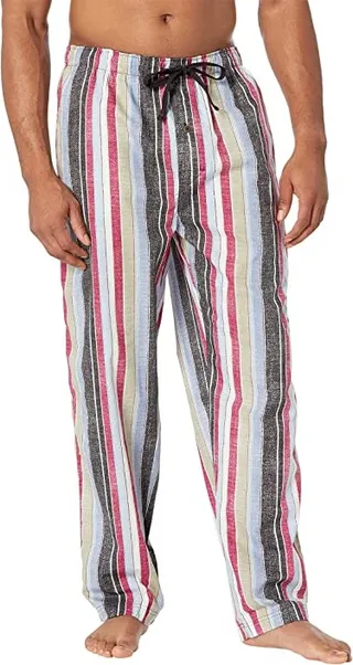 Tommy Bahama Cotton Woven PJ Pants (Stripe) Men's Pajama