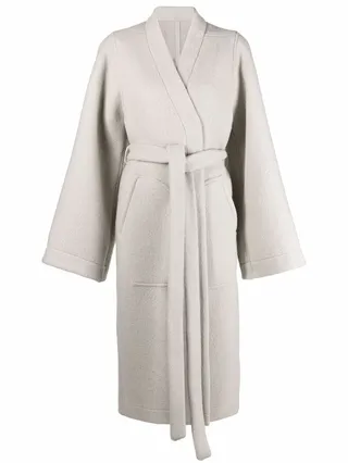Dagger Wrap Robe Coat