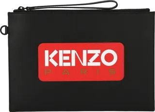 Logo Clutch Bag
