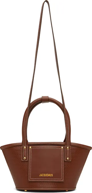Jacquemus Brown 'Le Petit Panier Soli' Tote