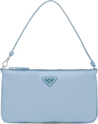 Re-Nylon logo-plaque shoulder bag