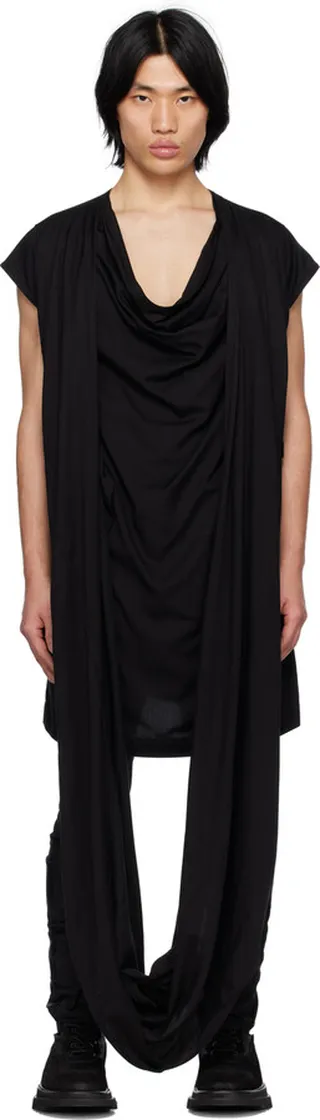 Julius Black Layered T-Shirt