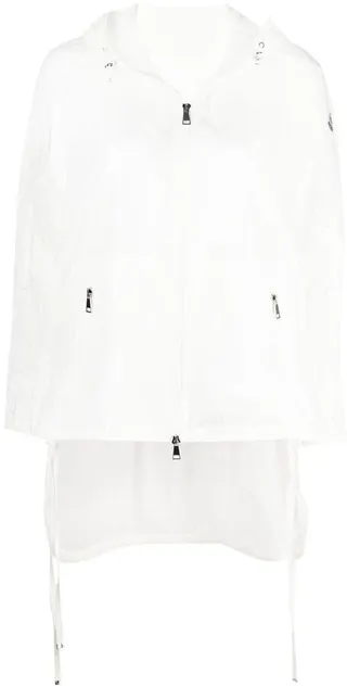 Step-Hem Hooded Jacket