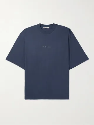 Logo-Print Cotton-Jersey T-Shirt