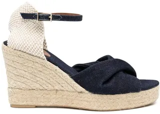 Cross Strap Wedged Espadrilles