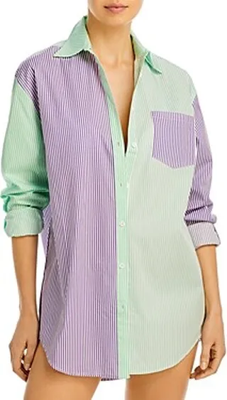 Solid & Striped The Oxford Tunic Cover Up Shirt