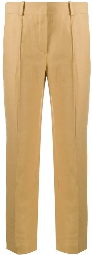 Panelled Cropped Trousers