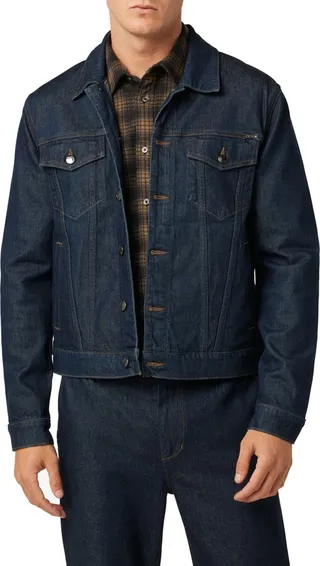 Cash Stretch Denim Trucker Jacket