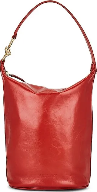 Bottega Veneta Knot Shoulder Bag in Red