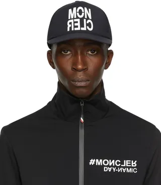 Moncler Grenoble Black Baseball Cap