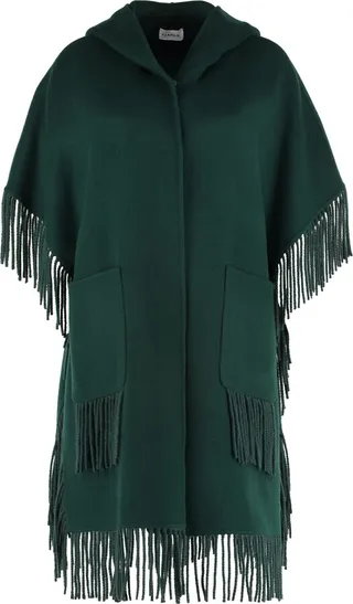 Leak Hooded Wool Coat