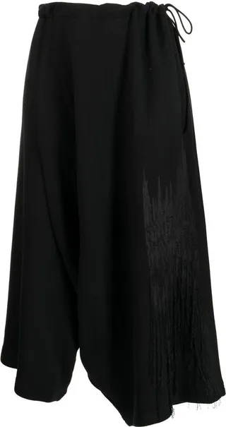 Asymmetric Cropped Trousers