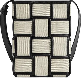 Cassette Canvas & Leather Phone Pouch