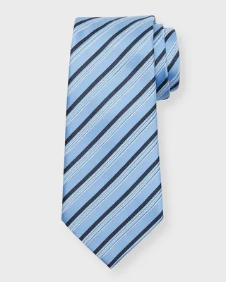 Men's Multi-Stripe Silk Tie
