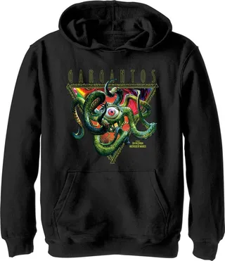 Boy's Marvel Doctor Strange in the Multiverse of Madness Gargantos Pull Over Hoodie - Black - Large
