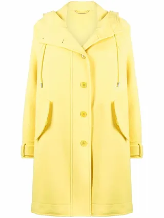 Virgin Wool Single-Breasted Coat