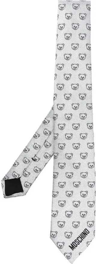 Teddy Bear silk tie