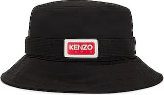 Kenzo Bucket Hat in Black