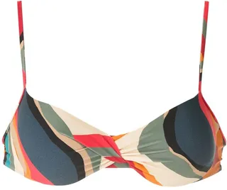 Cassis printed bikini top