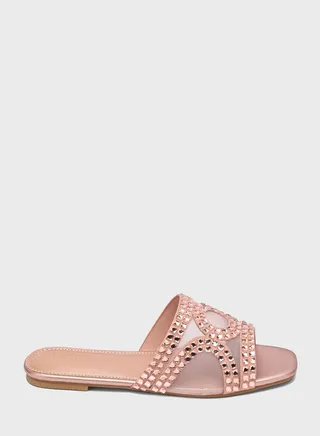 Open Toe Flat Sandals