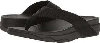 FitFlop Surfa Slip-on Sandals (Black) Women's Sandals
