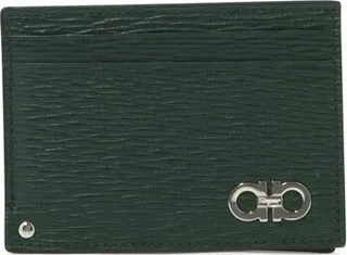 Salvatore Ferragamo Gancini Plaque Cardholder