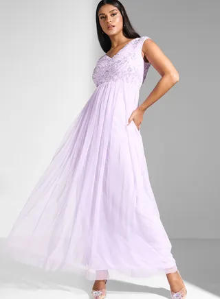 Embellished Bodice Dress
