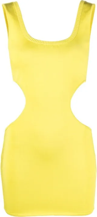 Cut-Out Detail Mini Dress