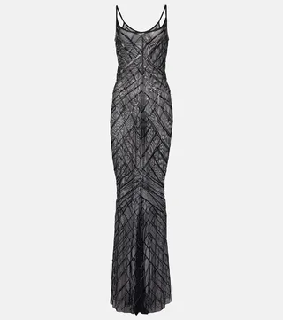Sequined gown