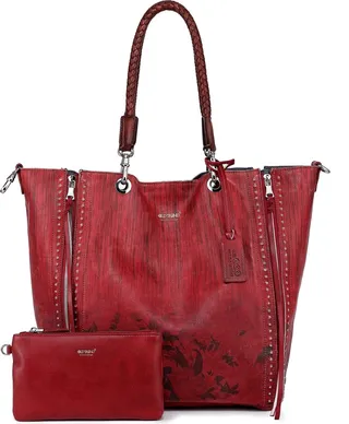 Old Trend Women's Barracuda Hand Painted Clasp Closure Tote Bag