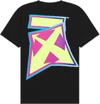 OFF-WHITE Degrade Short Sleeve T-Shirt in Black