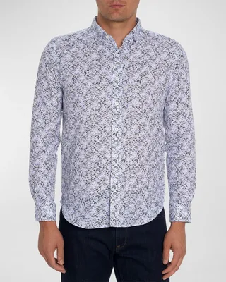 Men's Wyndham Linen-Cotton Sport Shirt