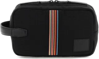 Paul Smith Nylon Beauty Case With Striped Trim