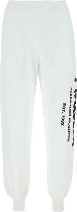 Alexander McQueen Logo Printed Track Pants