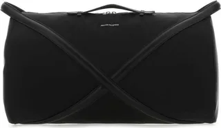 Alexander McQueen Logo Printed Zipped Duffel Bag