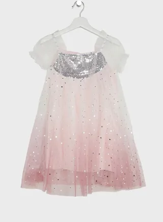 Girls Embellished Evening Wear Dress