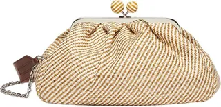 Pasticcino Bag Niagara Media In Rafia Marrone