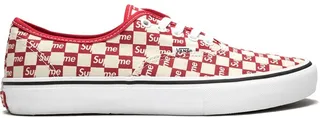 x Supreme Authentic Pro “Supreme Checkered Red” low-top sneakers