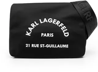 Logo-Print Satchel Bag
