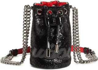 Mini Marie Jane Patent Leather Bucket Bag