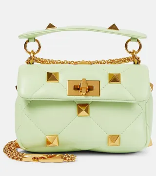 Roman Stud Small leather shoulder bag