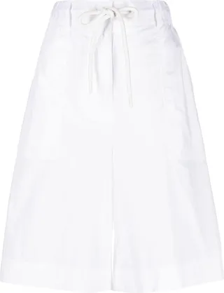 Knee-Length Drawstring Shorts