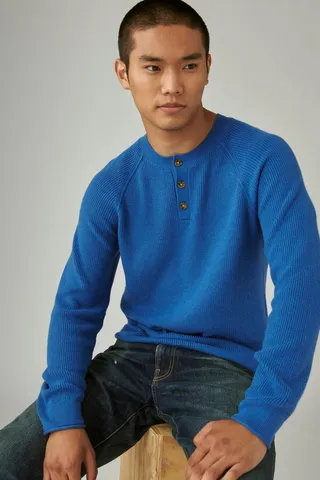 Cloud Soft Henley Sweater