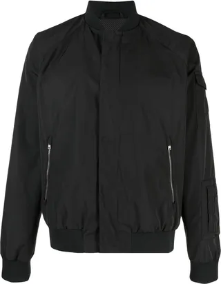 Logo-Patch Bomber Jacket