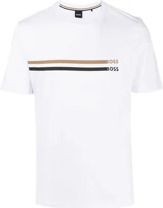 logo-print cotton T-shirt