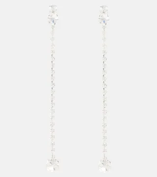 Embellished drop earrings