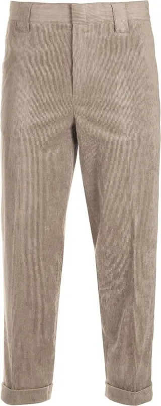 Golden Goose Deluxe Brand Corduroy Cropped Trousers