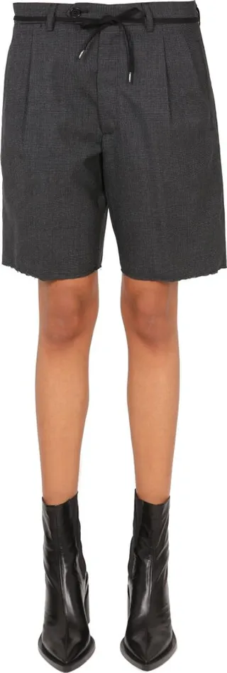 Stretch Flannel Bermuda Shorts