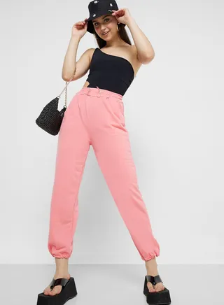 Track Pants With Fastening