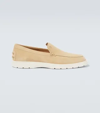 Slip-on suede loafers